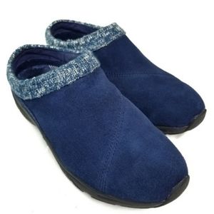 Vionic arbor navy suede blue size 7.5 clogs
